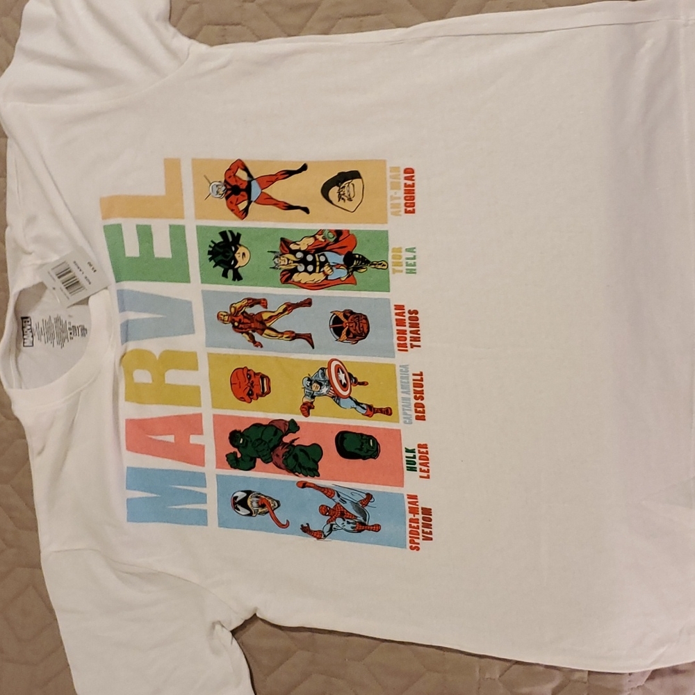 (2) Action/superhero t-shirts